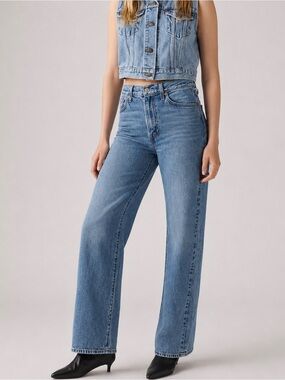 BDG Urban Outfitters High Rise Straight Leg Jeans Light Wash W27